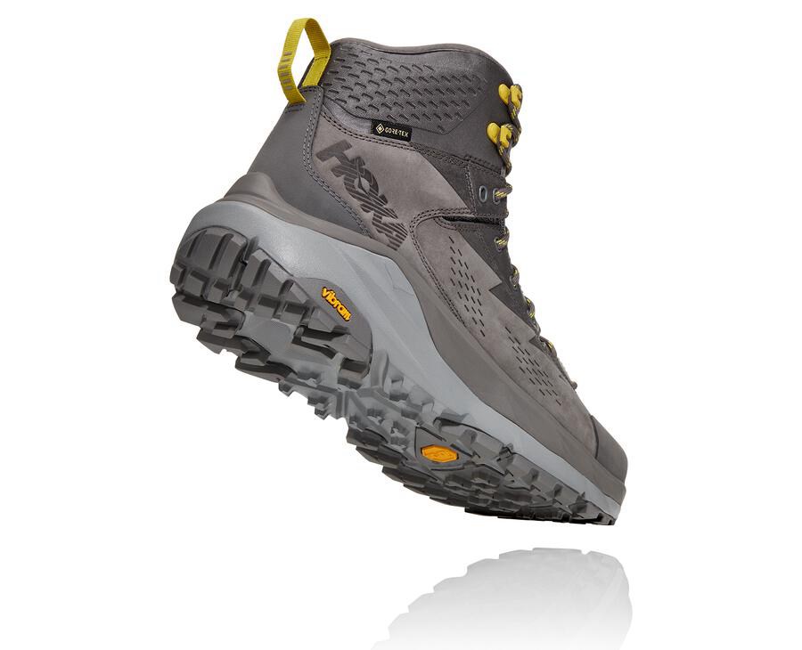 Hoka Australia One One Kaha GORE-TEX - Mens Hiking Boots Grey - DZFOS-6248